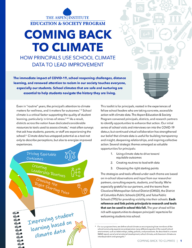 Aspen-Education_Coming-Back-to-Climate_Aug2020 - school climate data