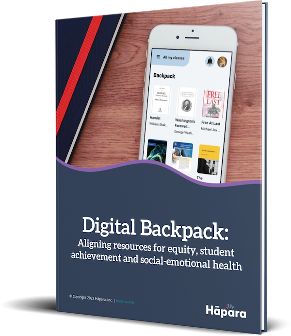 Digital Backpack ebook 8.5 x 11 hardcover mockup
