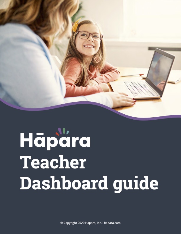 Hāpara Teacher Dashboard guide