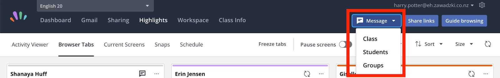 choose-send-message