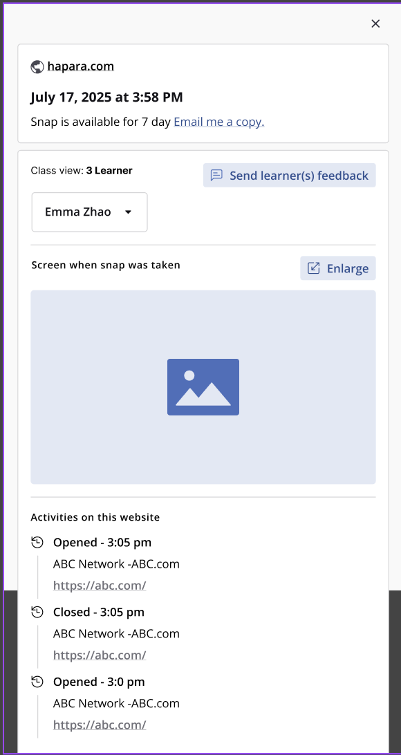 Hāpara Highlights - View Snap