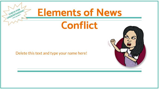 Elements of news confilct - Google Slides Presentation